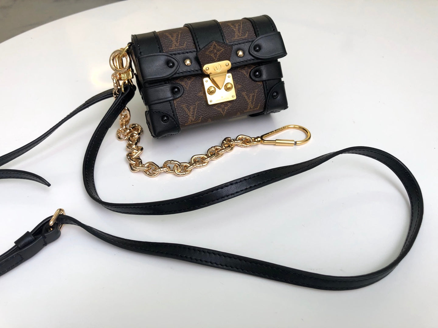 M62553 路L家-Essential Trunk手袋 迷你老花小盒錢包