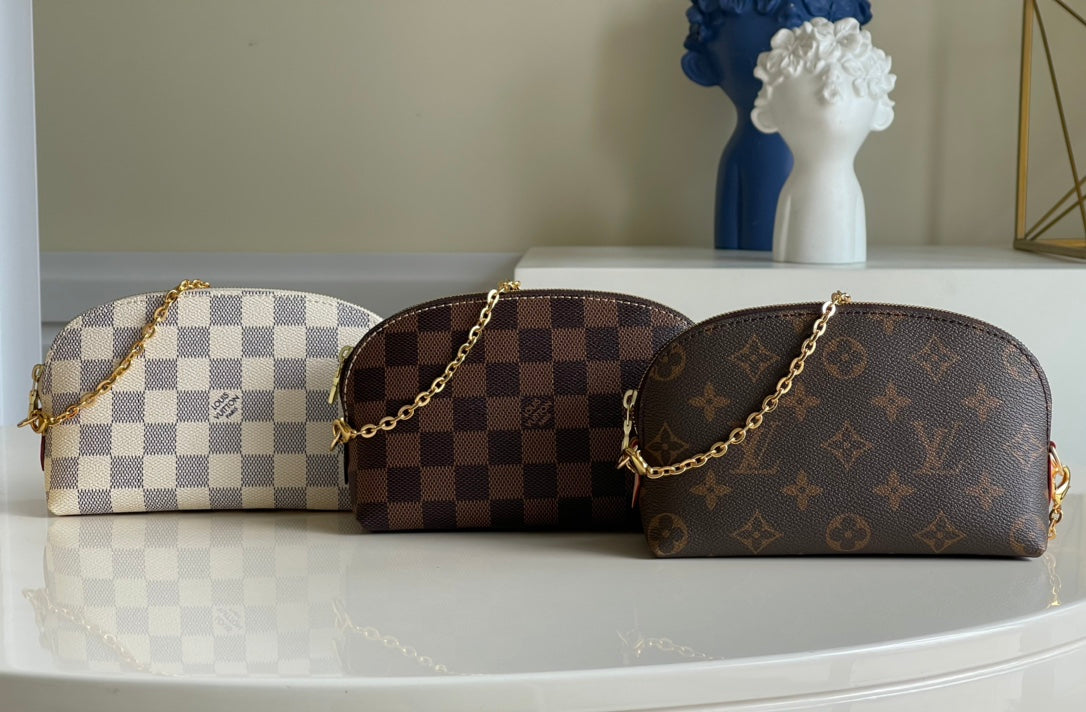 LV M47515 咖格小號化妝包