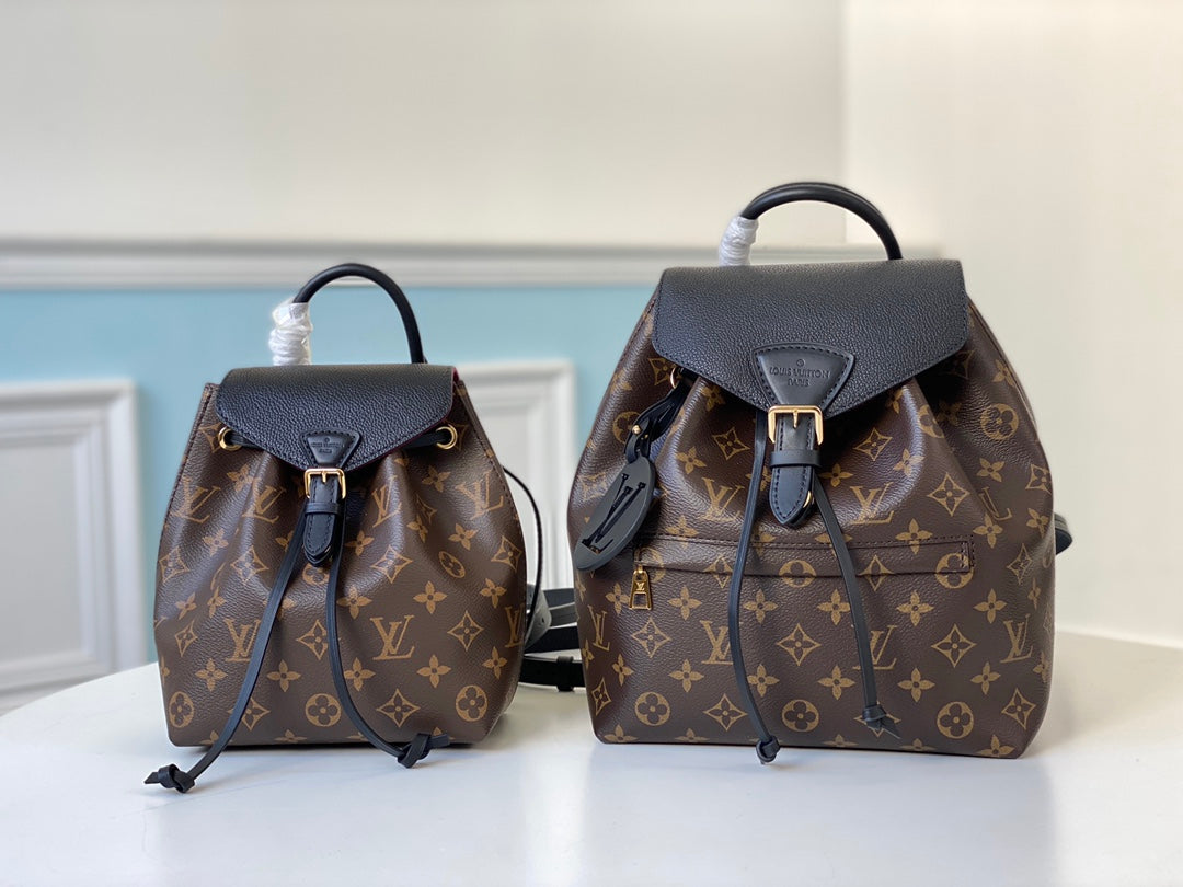 LV M45515 黑色 Montsouris 小號雙肩包