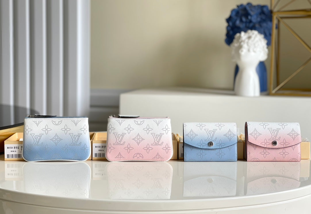 LV M69508 漸變藍 Zippy零錢包
