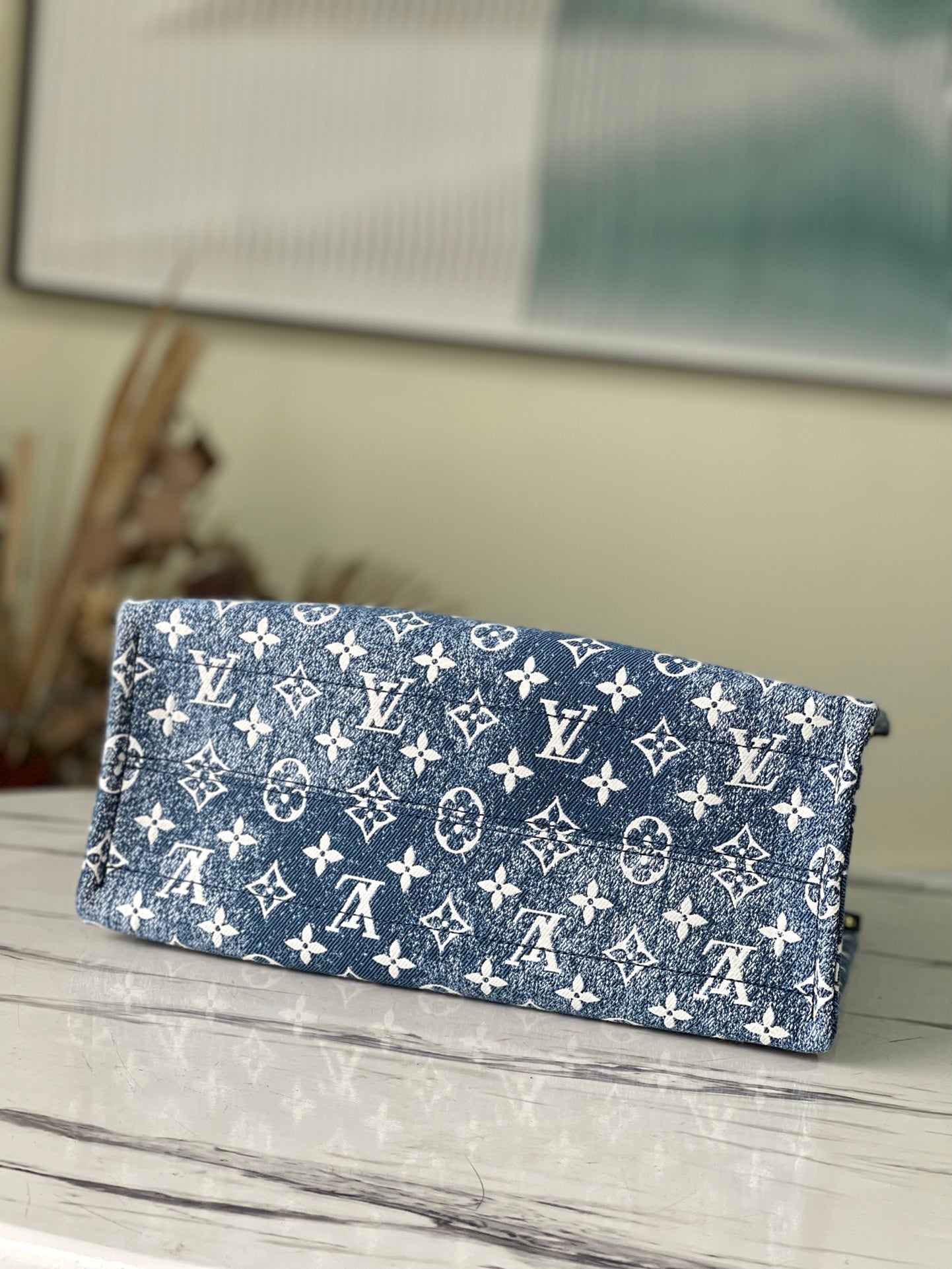 M59608 路L家- Onthego 手袋 牛仔藍