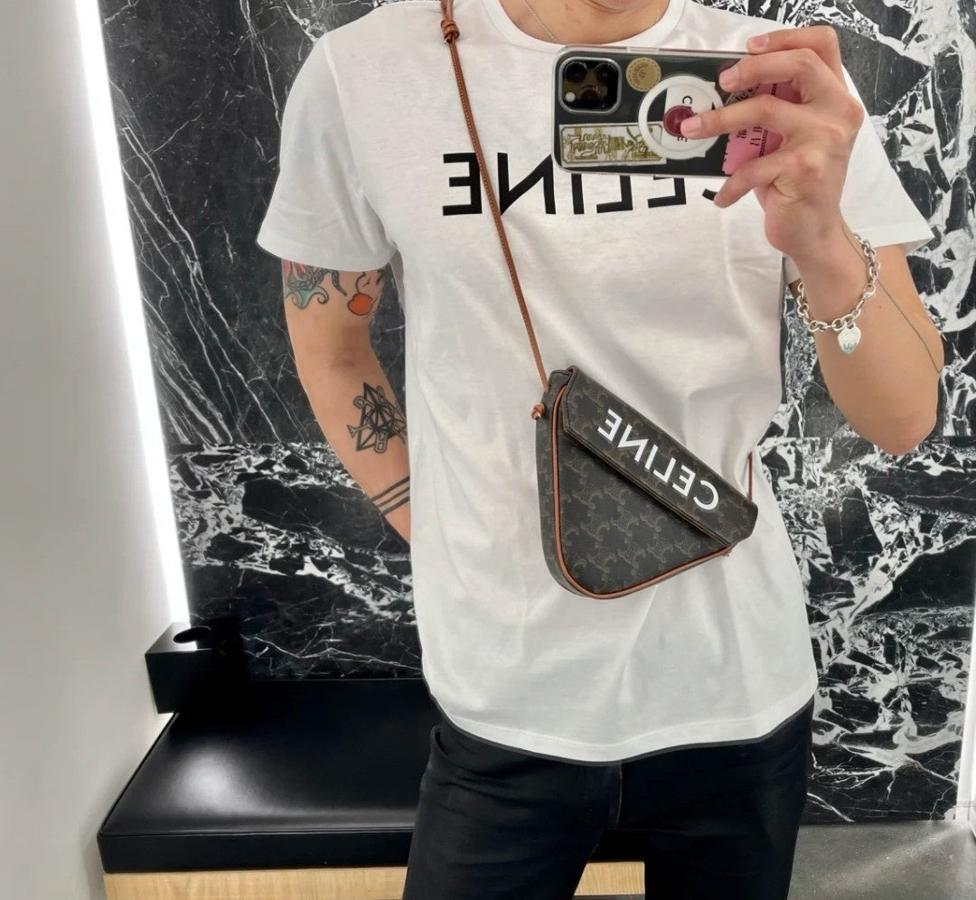 Celine 凱旋門老花三角形包
