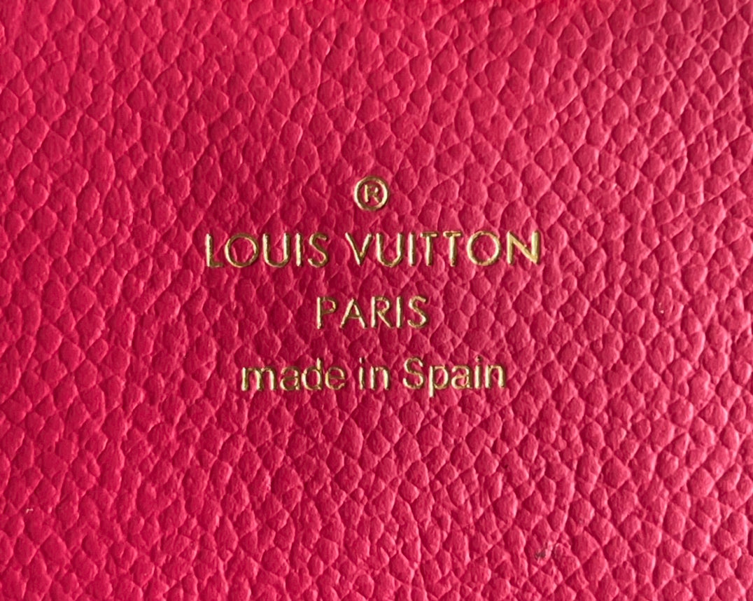 LV M62459 玫紅色 信封式Pallas錢夾