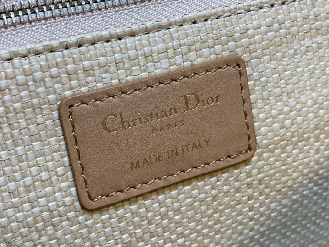 Dior-蒙田包 30系列 手工草編
