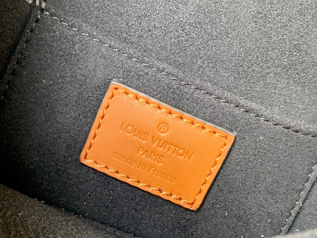 M53806 路L家-Mini Dauphine 郵差包 白棕色