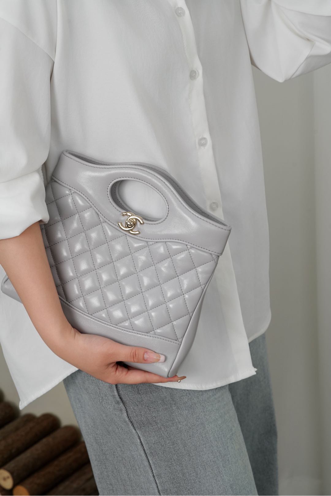 小香家-25P 31bag mini 淺灰