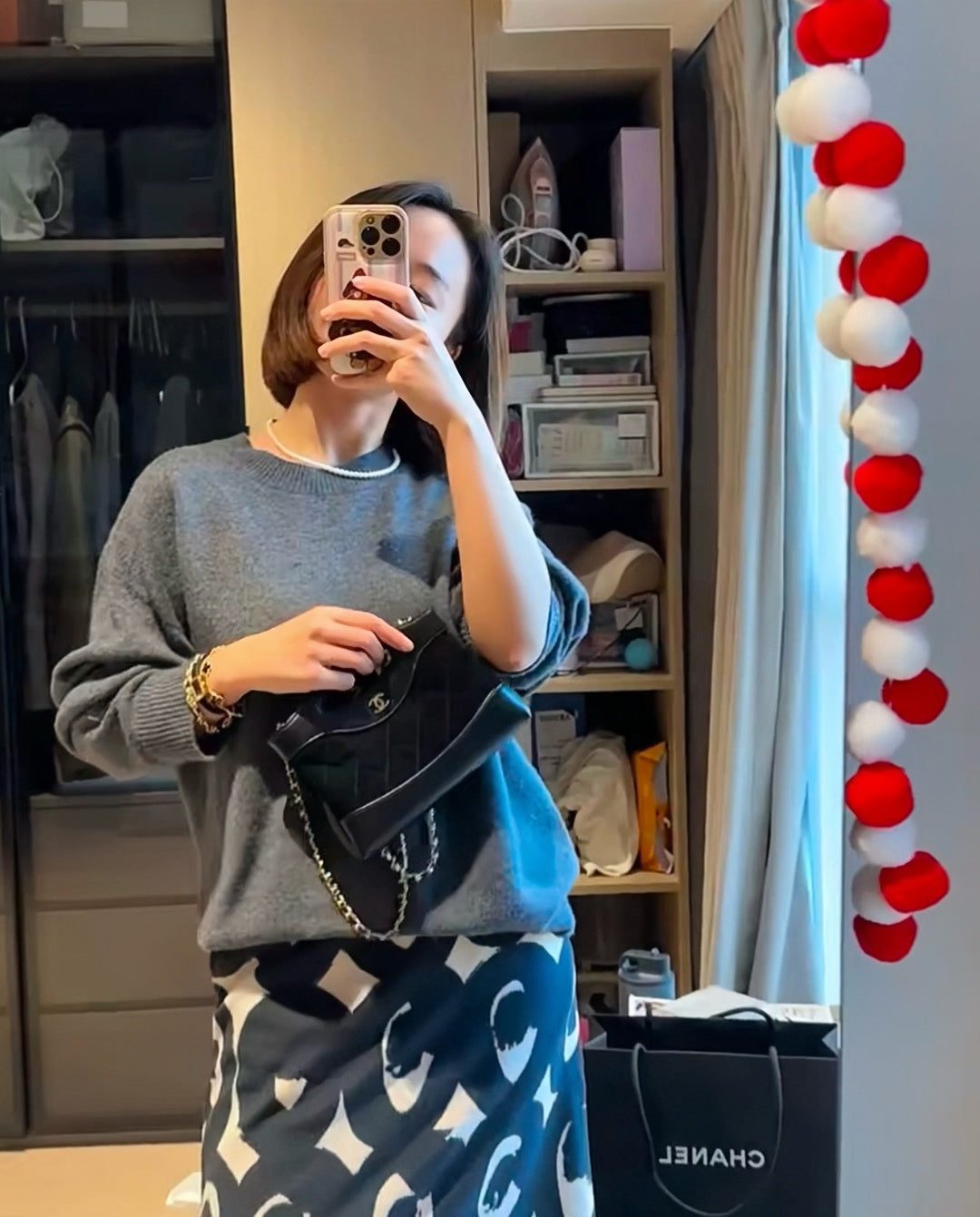 小香家-25P Nano31Bag麂皮 黑色