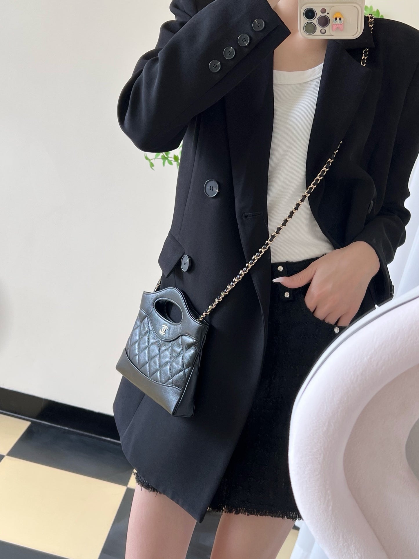 小香家-Nano31 Bag 橫版Mini 黑色