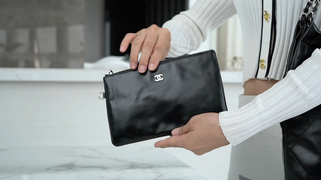 小香家-22P 22Bag 中號 黑色銀扣