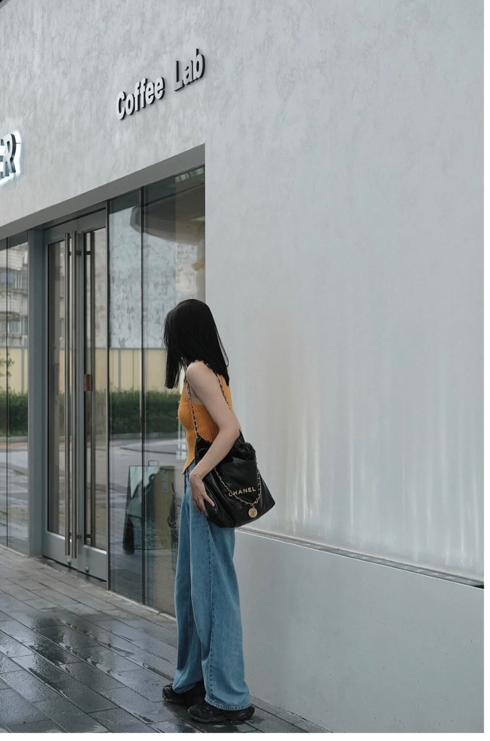 小香家-22P 22Bag 中號 黑色金扣