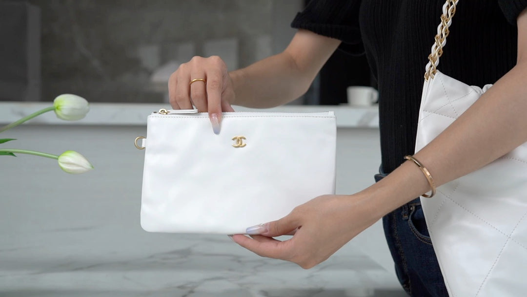 小香家-22P 22Bag 小號 白色金扣