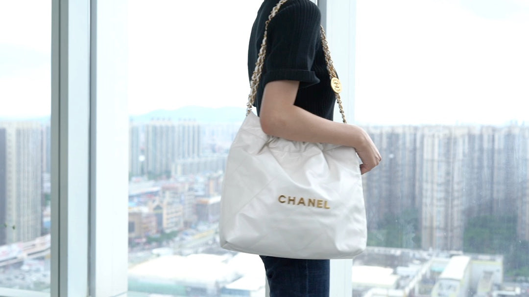 小香家-22P 22Bag 小號 白色金扣