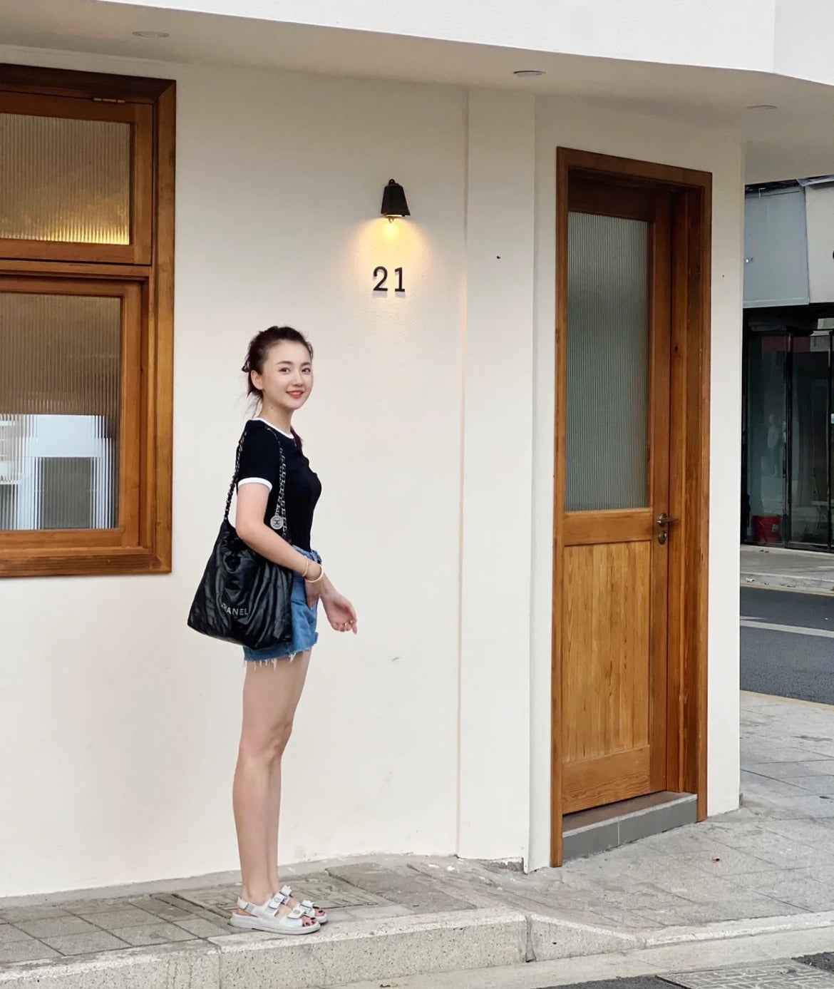 小香家-22P 22Bag 小號 黑色銀扣