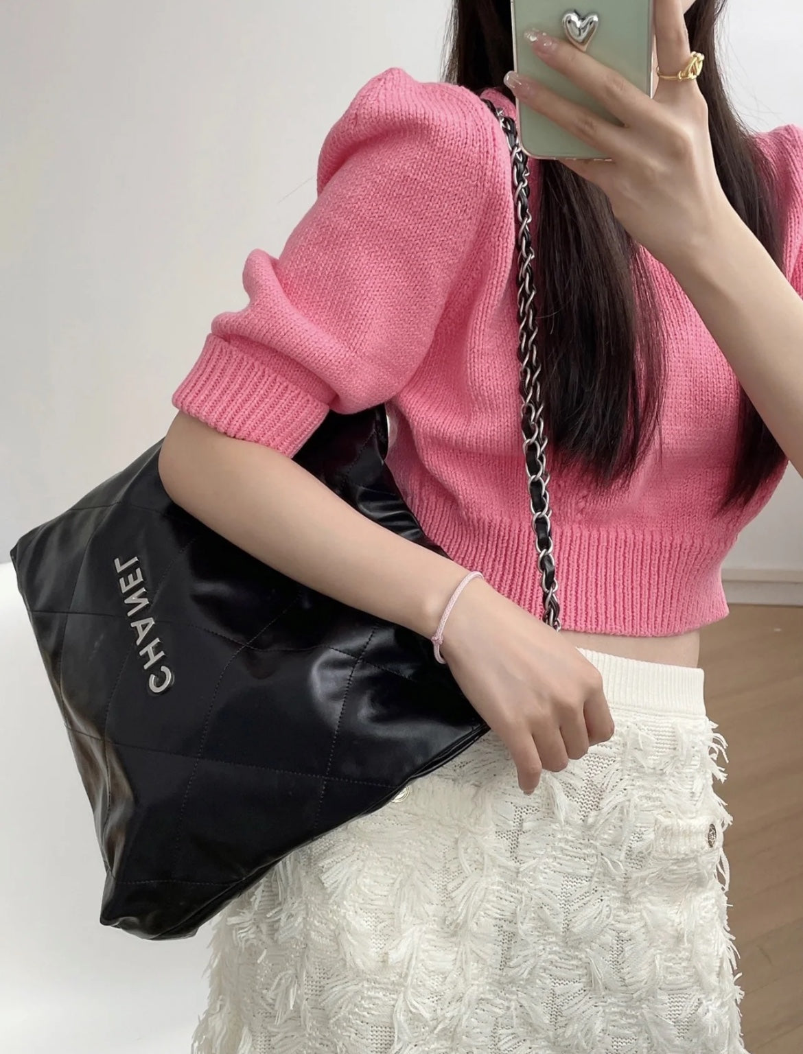 小香家-22P 22Bag 小號 黑色銀扣