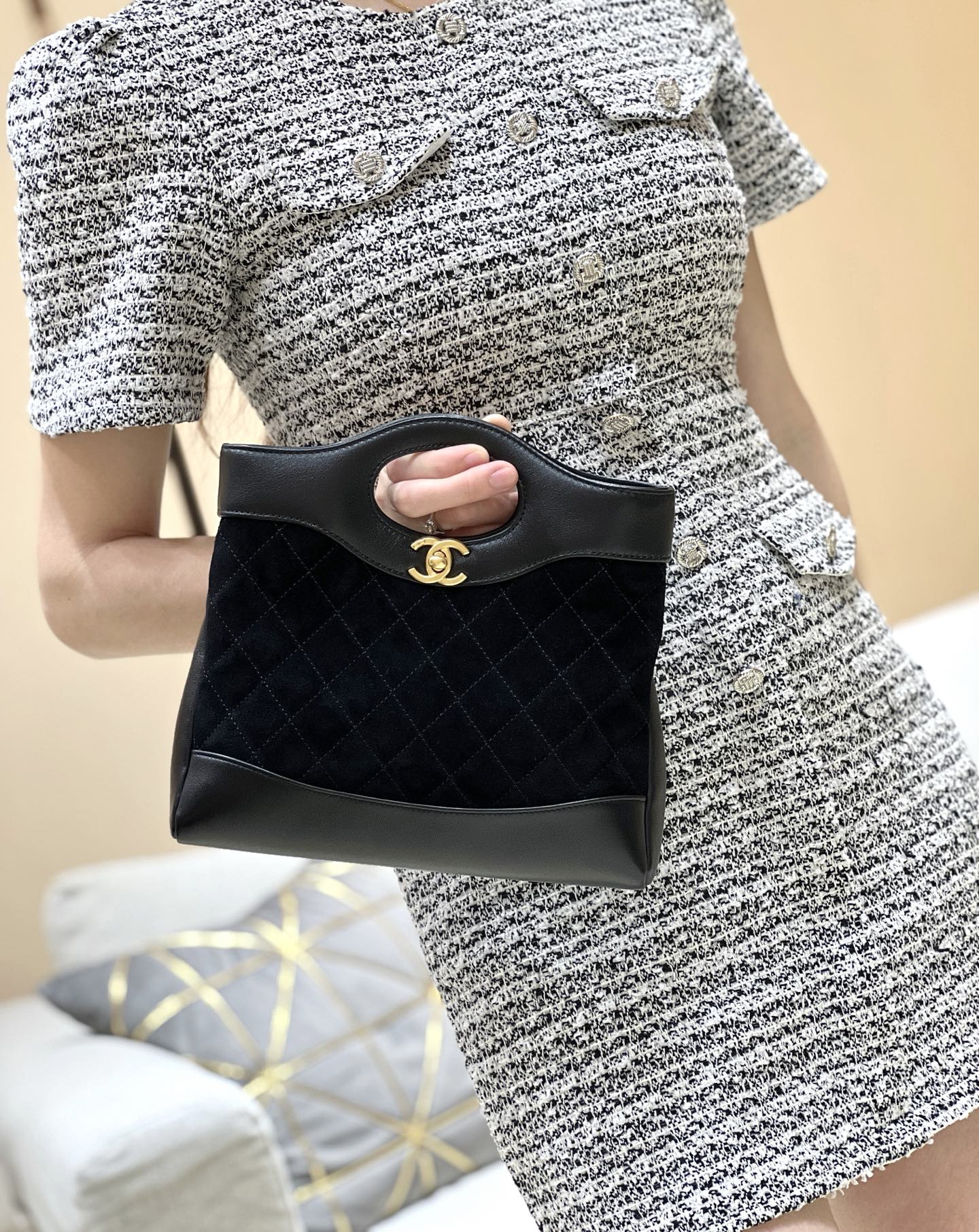 小香家-25P Mini 31Bag麂皮 黑色