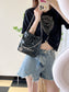 小香家-23S 22Bag Mini 黑色銀扣