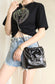小香家-23S 22Bag Mini 黑色銀扣