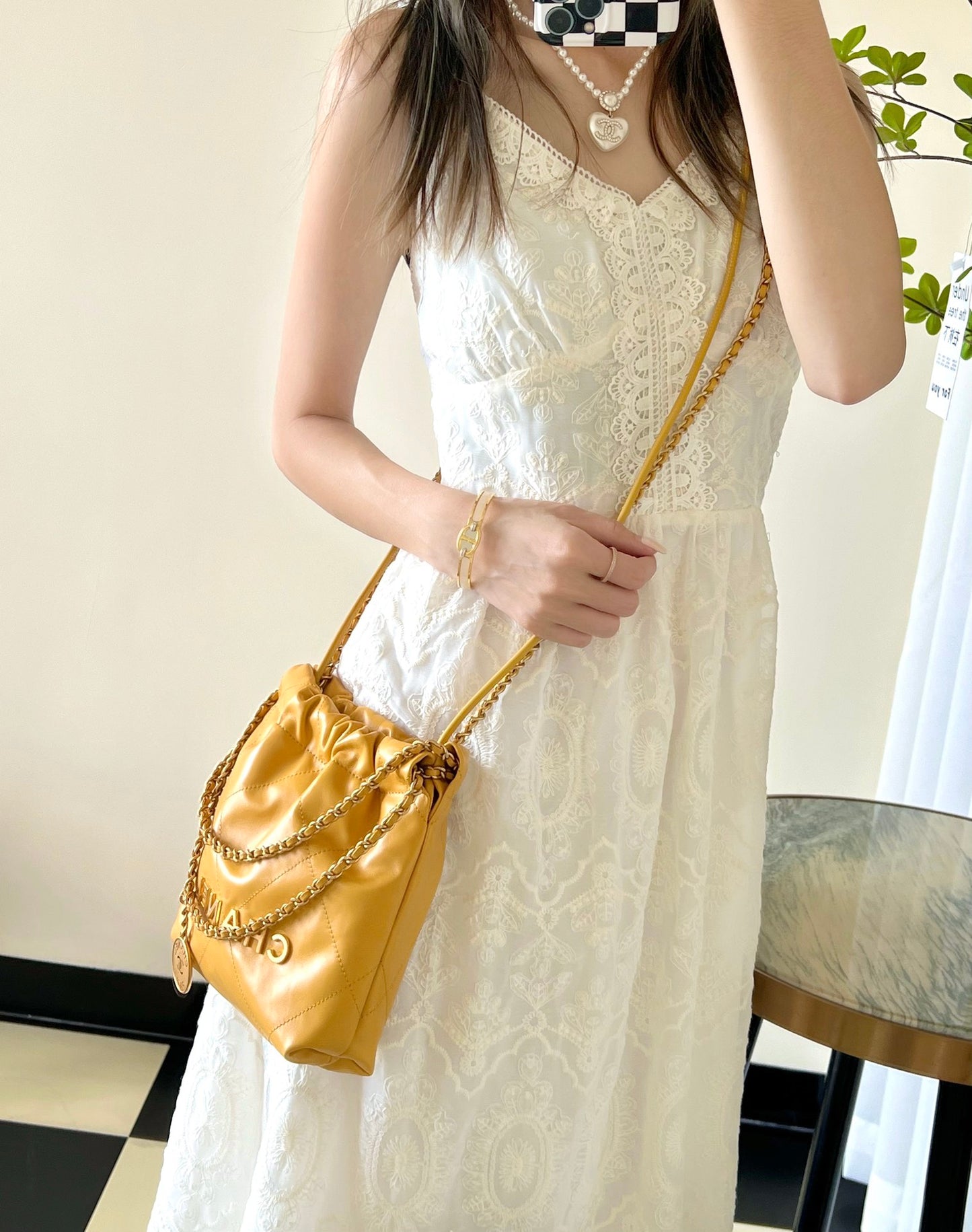 小香家-22Bag Mini 奶黃