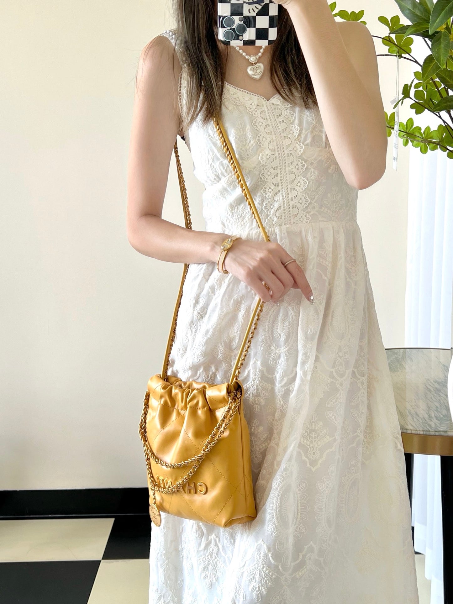 小香家-22Bag Mini 奶黃