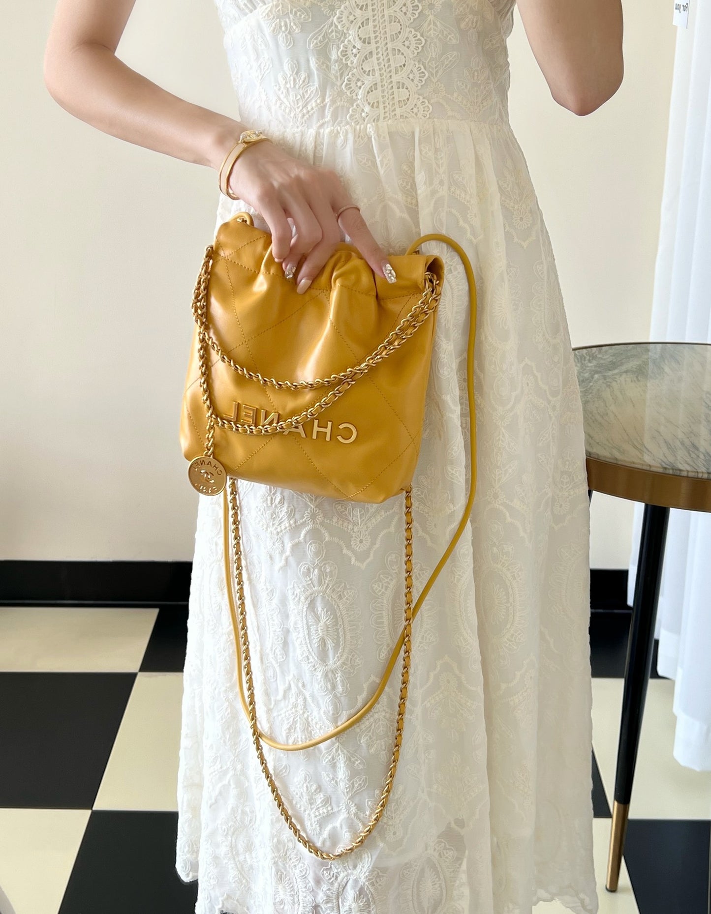 小香家-22Bag Mini 奶黃