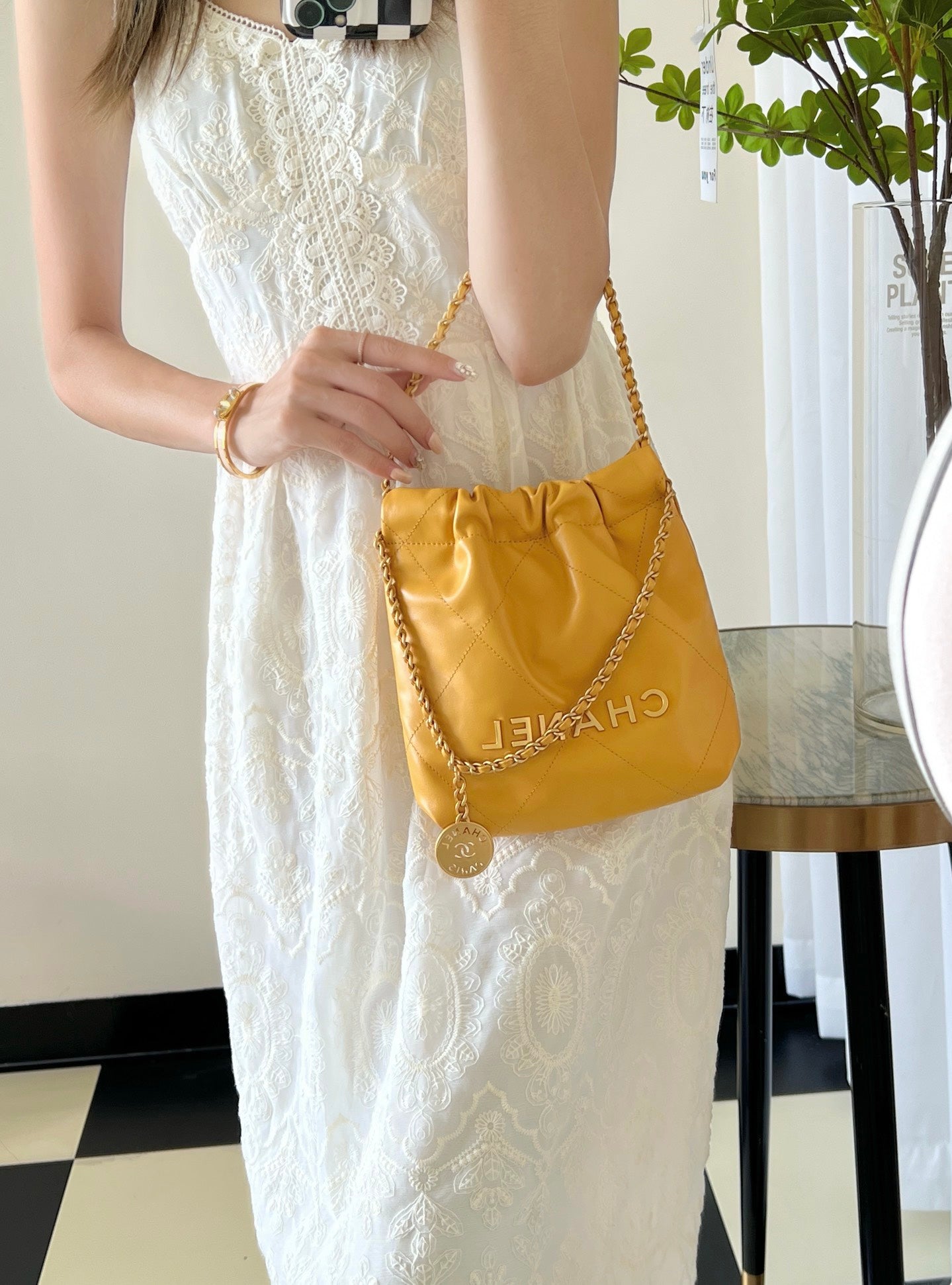 小香家-22Bag Mini 奶黃