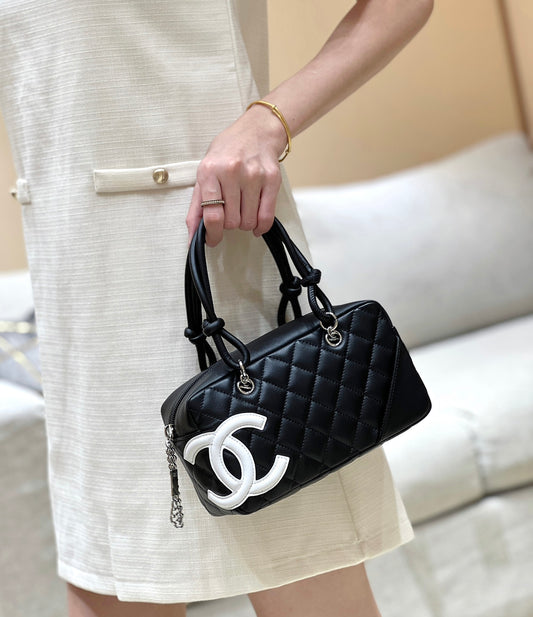 小香家-經典萬年款中古康鵬枕頭包(白色LOGO)