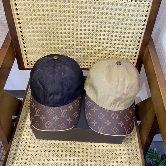 路L家-復刻版老花棒球帽 卡其