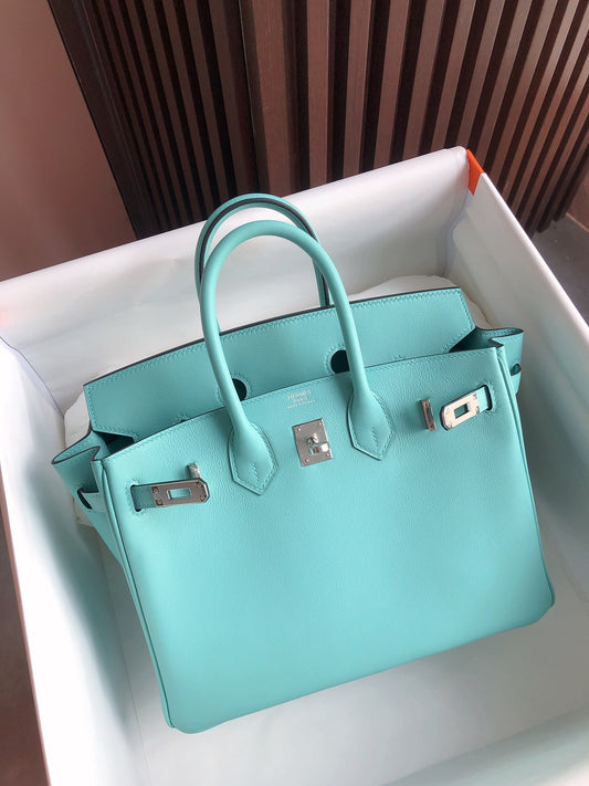 小愛款-Birkin 25 Swift 3P馬卡龍 銀扣