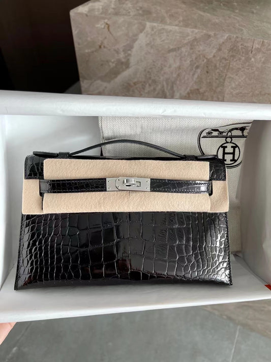 小愛款-Kelly Mini 1代 鱷魚 89 銀扣