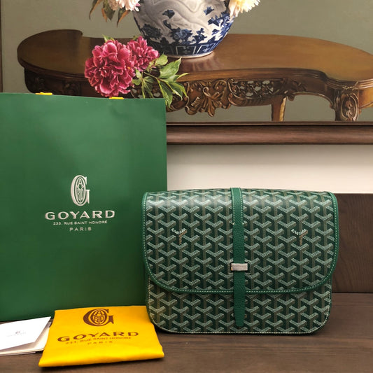 戈G家-Goyard 郵差包 綠色