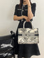 迪D家-2023春夏新款 Tote 星座系列米白色 中號
