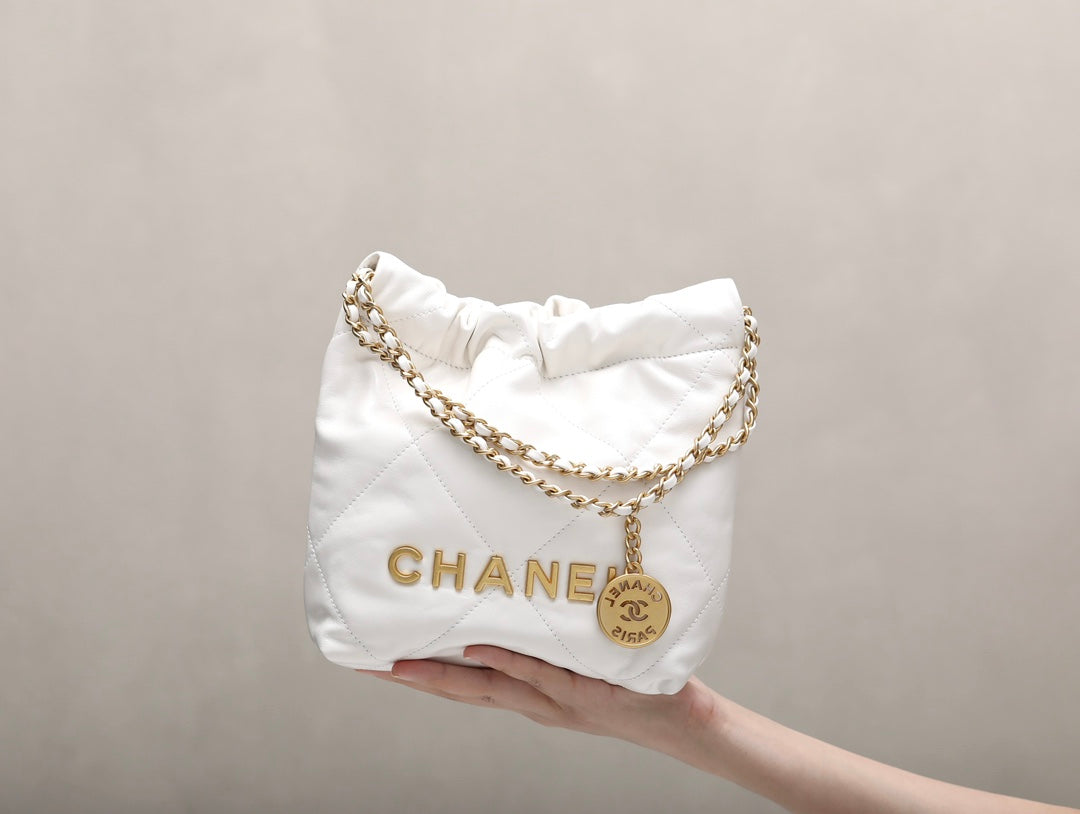 小香家-2023春夏新款 22BAG Mini 白金色