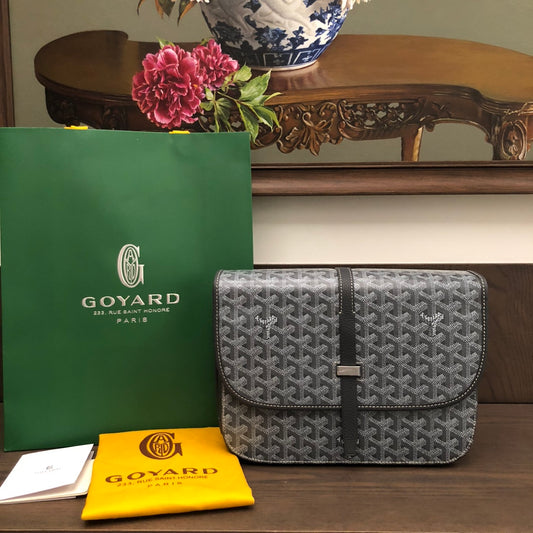 戈G家-Goyard 郵差包 灰色