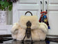 路L家-m11919 NANO TEDDY羊羔毛雙肩包 白色