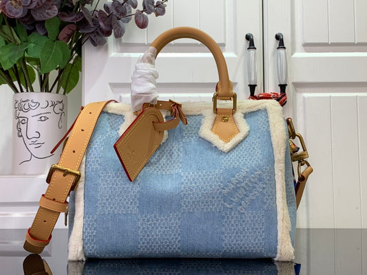 路L家-N00111 Speedy 25 Bandoulière 藍色
