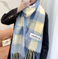 ACNE-2024彩虹圍巾 28*250 藍