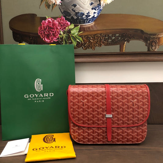 戈G家-Goyard 郵差包 紅色