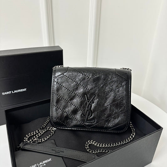 聖Y羅-Niki Chain Wallet mini 黑色