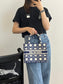 迪D家-2023春夏新款 Tote 藍白拼色 小號