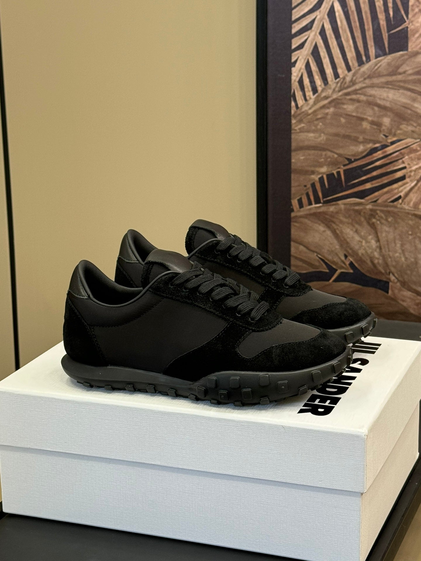 Jil sander-2024 復古休閒鞋 黑色