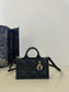 迪D家-Book Tote 背帶托特包 黑色 Mini