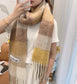 ACNE-2024彩虹圍巾 28*250 薑黃