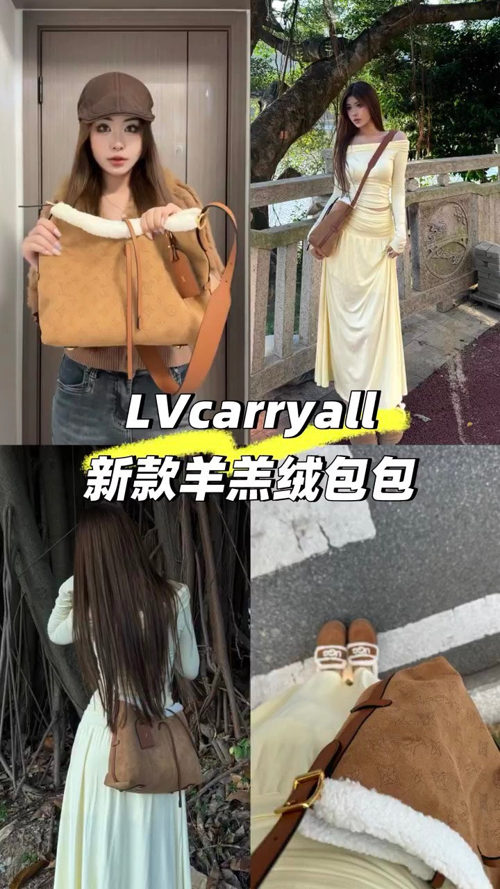 路L家-CarryAll 小號手袋 卡其色