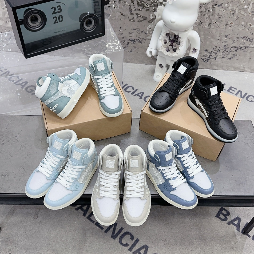 路L家-Air Jorda 1 Low AJ1 高筒運動鞋 聯名款 灰綠色