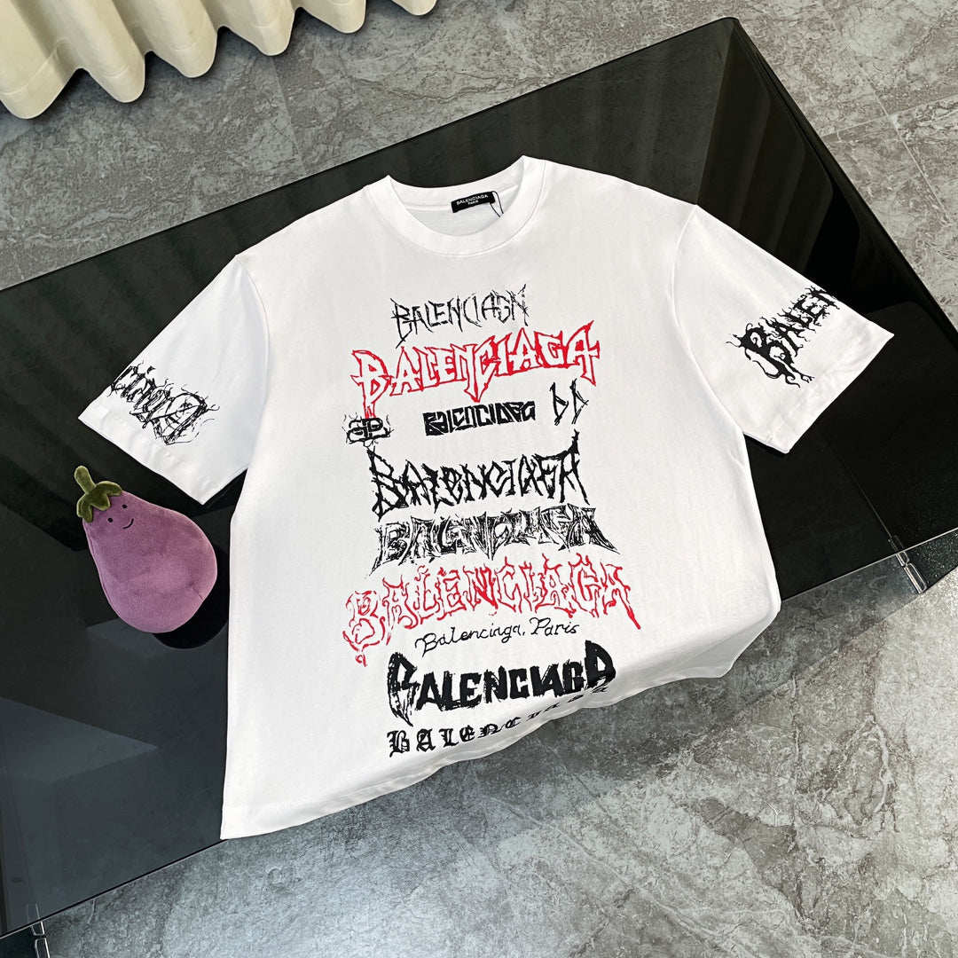 巴黎世-2404 龍年限定印花圓領短袖TEE 白色