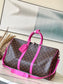 M41416 路L家-Keepall Bandoulière 旅行袋 玫紅色