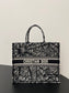 迪D家 Book Tote SUMMER 23 黑色 大號41.5cm
