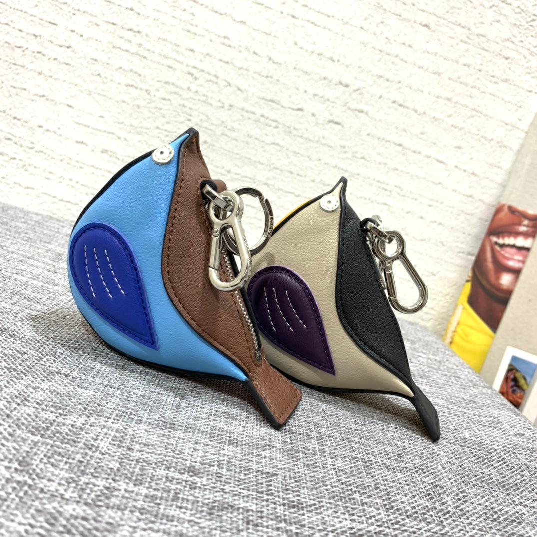 羅L威-Bird charm系列 牛皮 鑰匙圈 包包掛飾