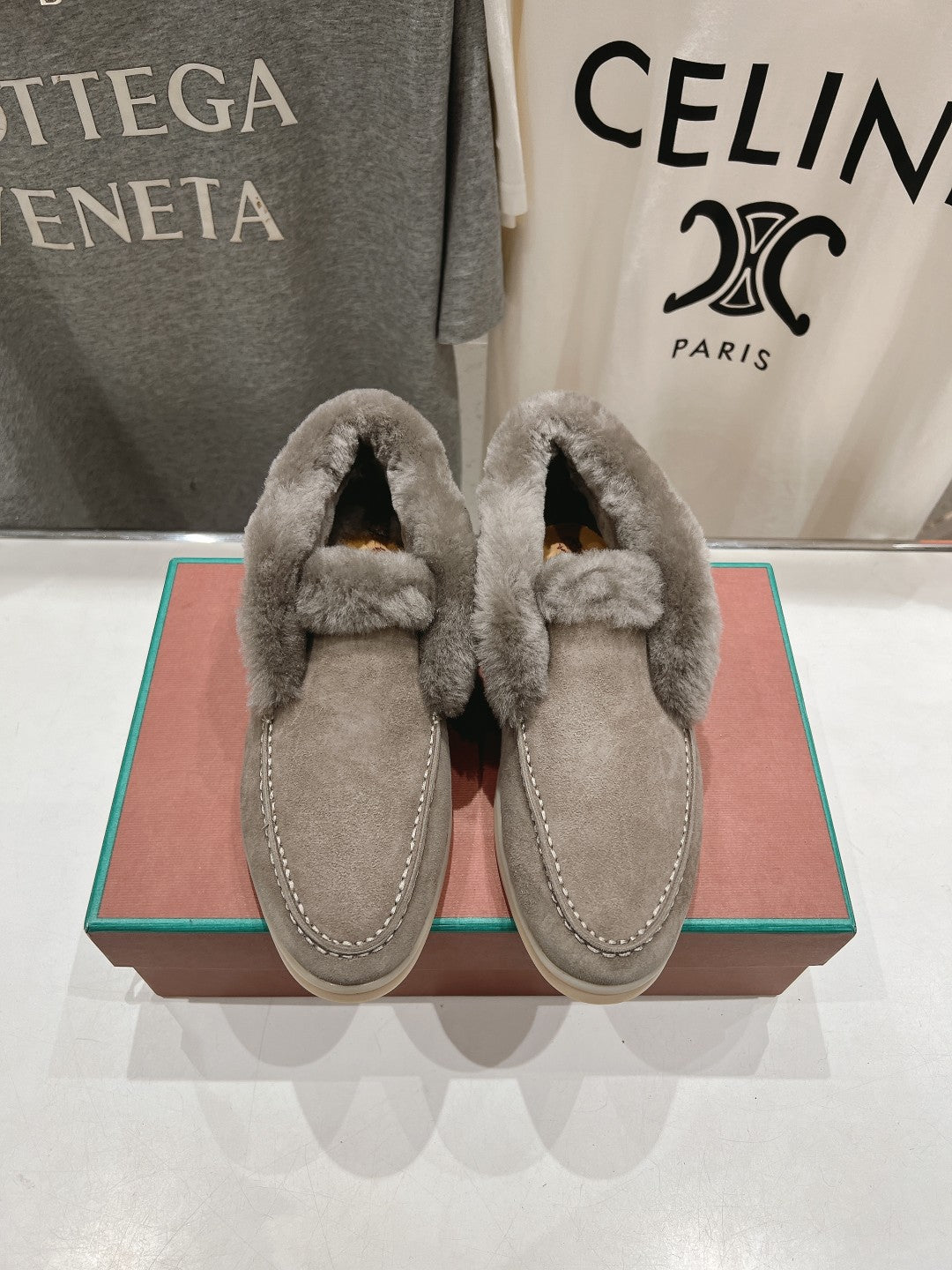 L-Piana-2024 經典羊毛樂福鞋 咖啡色