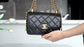 小香家-Chanel 24c雙金球 CF Mini19 黑色